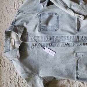Taylor stitch denim chore coat